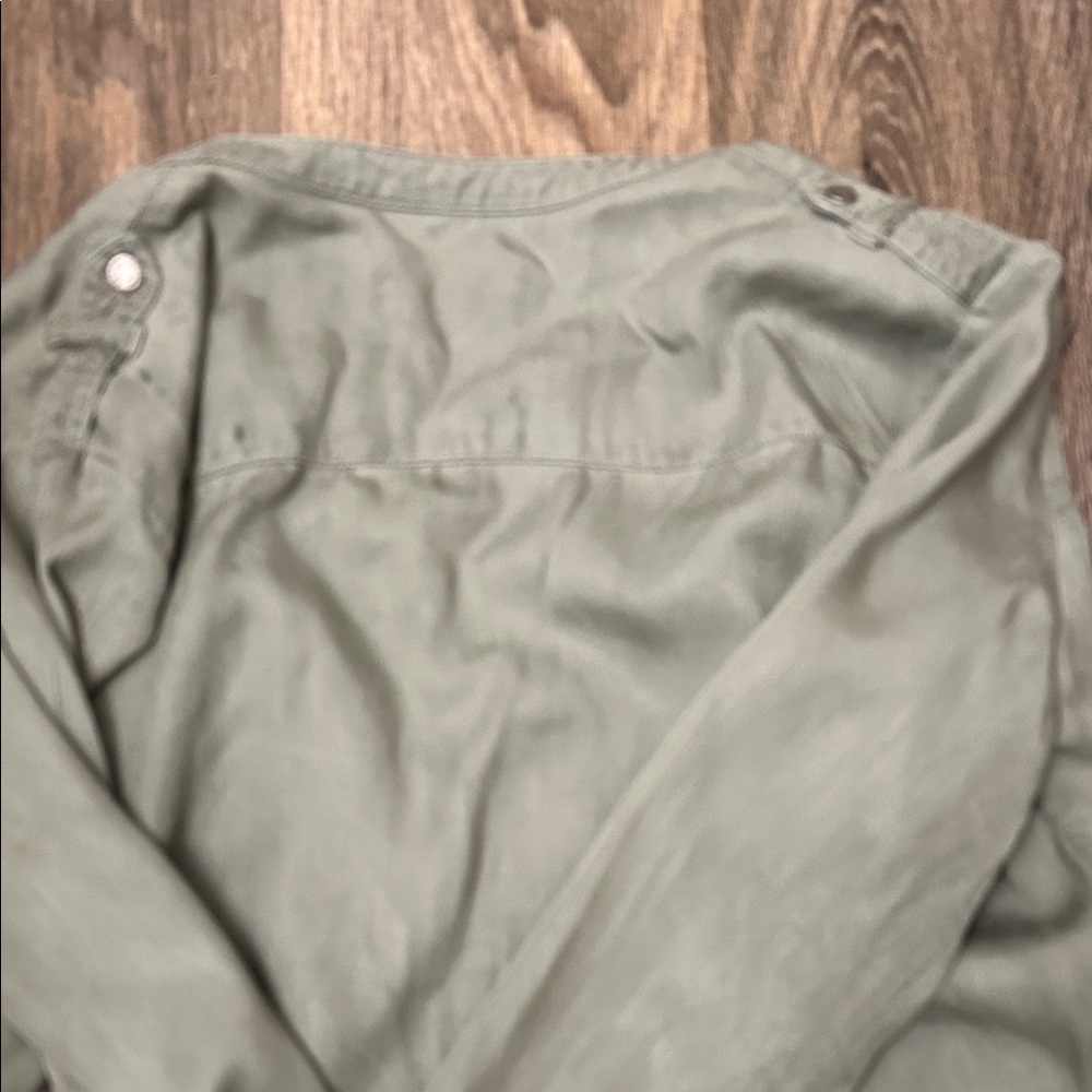 Etienne Marcel | M | Olive Green Women's Jumpsuit - Picture 9 of 11
